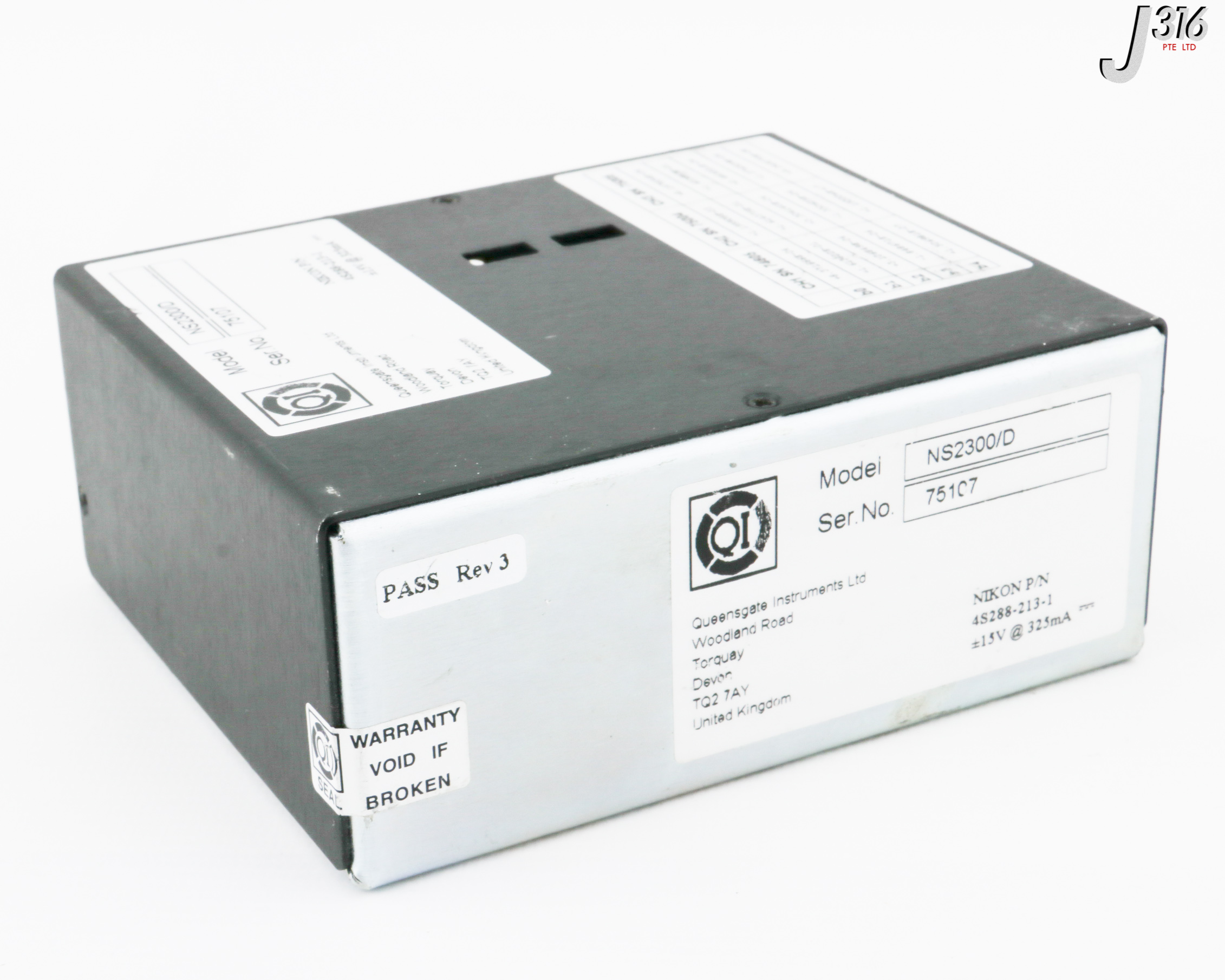 31494 QUEENSGATE INSTRUMENTS POSITION SENSOR UNIT, NIKON 4S288-213